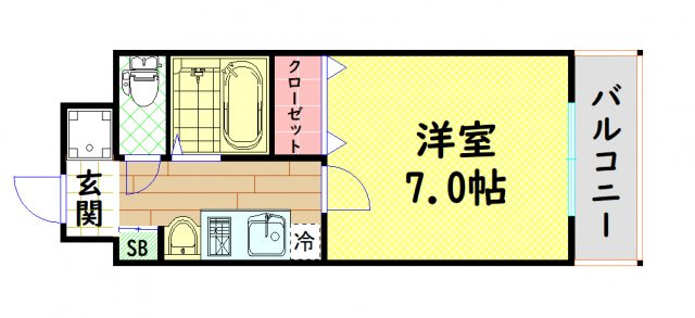【間取り】 | エスリードコート難波ウエスト