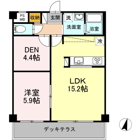 MOE MUSASHIKOSUGIの間取り