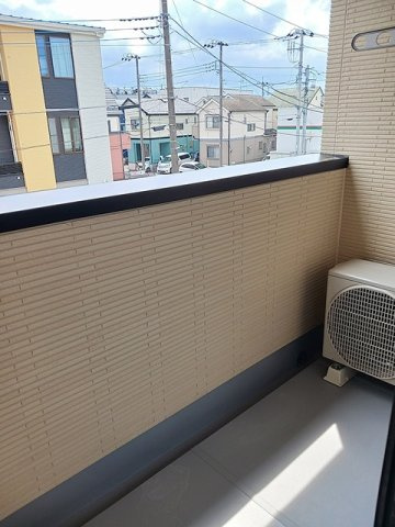 アスカＡのバルコニー