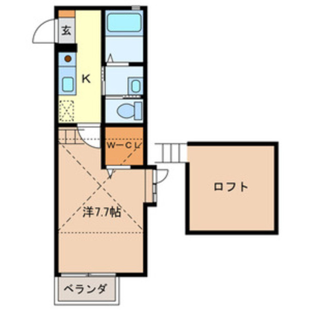 ラ・ヴィーニュⅢの間取り|間取図です！