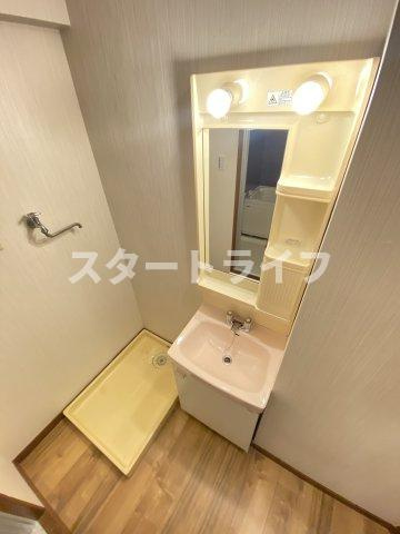 大阪市東淀川区東中島２丁目の賃貸マンションの洗面所