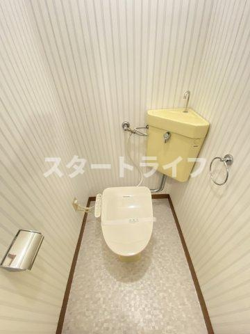 大阪市東淀川区東中島２丁目の賃貸マンションのトイレ