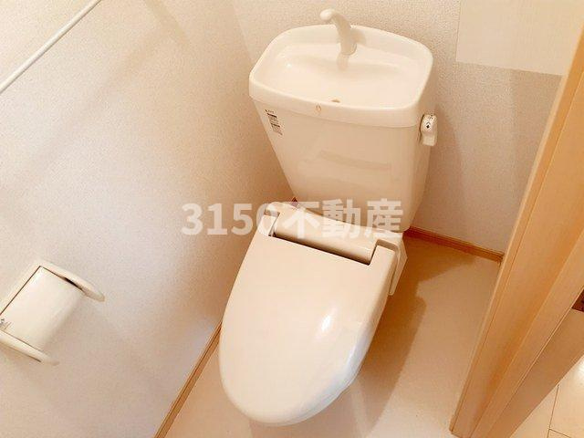 ウィンド・フィル　Ⅰ棟のトイレ|清潔感のあるトイレです