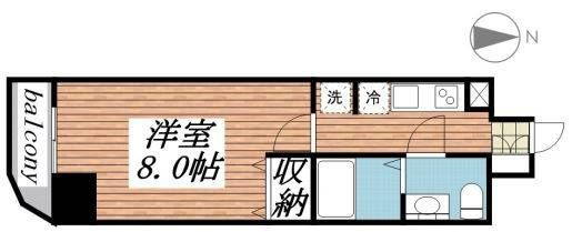 マーロ府中レジデンス♯Ｒの間取り