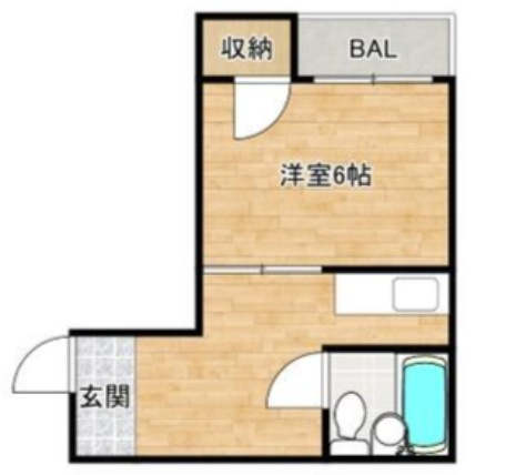 CABIN ABIKO WESTの間取り