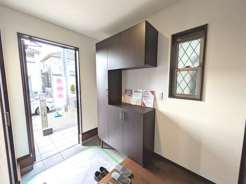 梅が枝　中古一戸建ての収納|シューズボックス
■物件内覧・資金計画相談・住宅ローン相談、リフォーム相談、お問合せ受付中■
※当日・翌日のご内覧、ご相談はお電話でのお問合せがスムーズです！