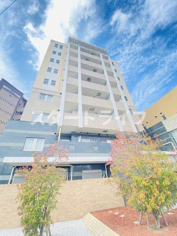 大阪市東淀川区東中島３丁目の賃貸マンションの外観