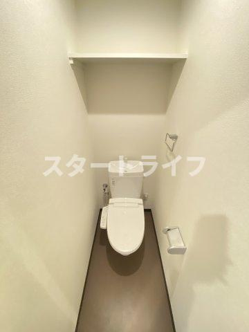大阪市東淀川区東中島３丁目の賃貸マンションのトイレ