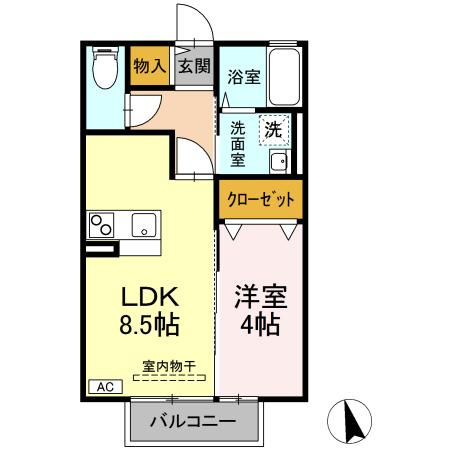 ドエル桐野の間取り