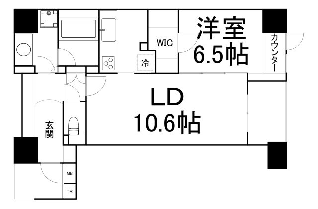 【間取り】 | プライムアーバン堺筋本町