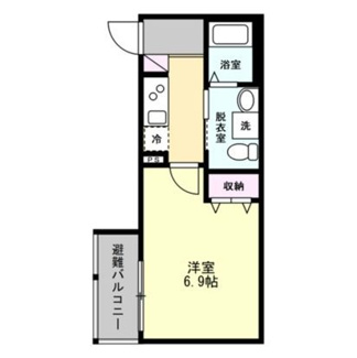【間取り】 | ベイルーム本厚木ブルーム | 間取りです。