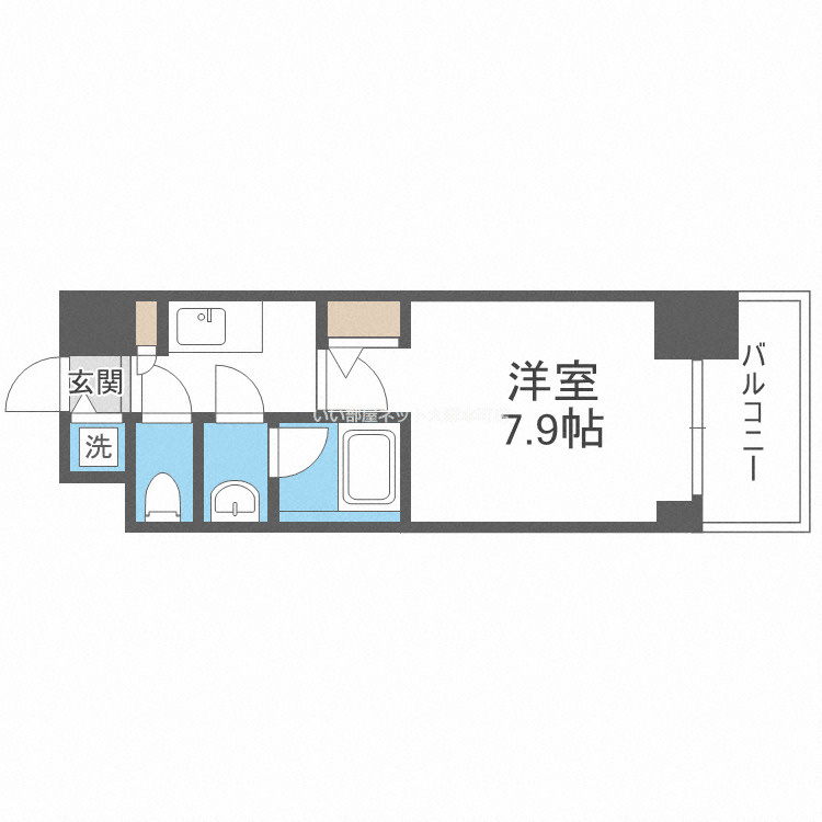 S-RESIDENCE福島Luxeの間取り
