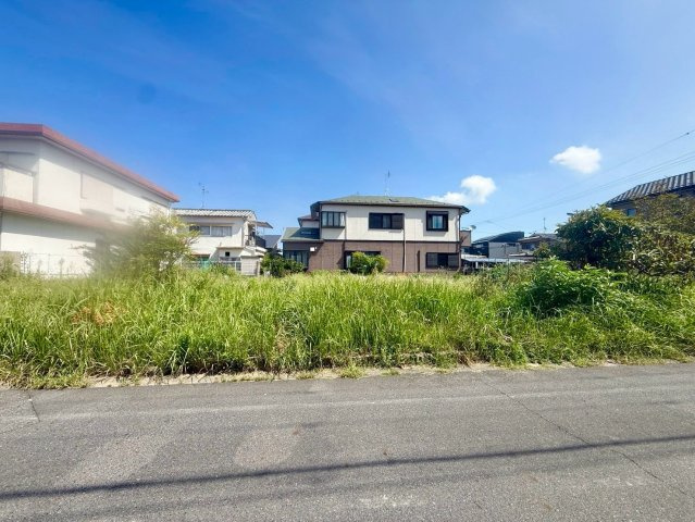 野洲市小南　建築条件無し売土地の外観
