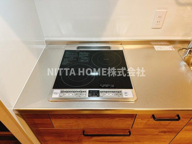 プロヌーブ颯士のキッチン|ＩＨキッチンでお掃除もしやすいですね◎