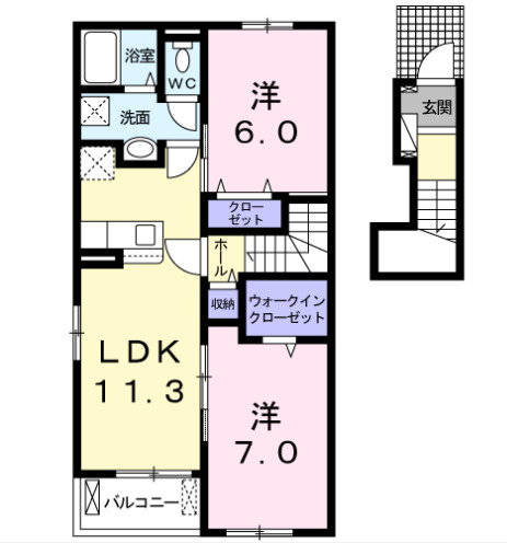 MTIハイツ Ⅳの間取り