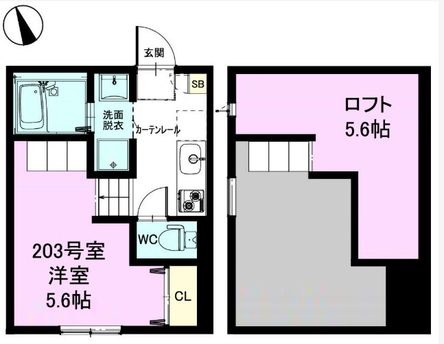 RIZEST　フロレスタの間取り