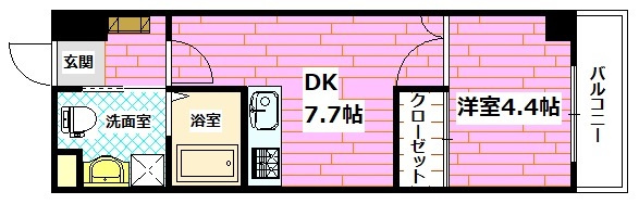 Kビルの間取り