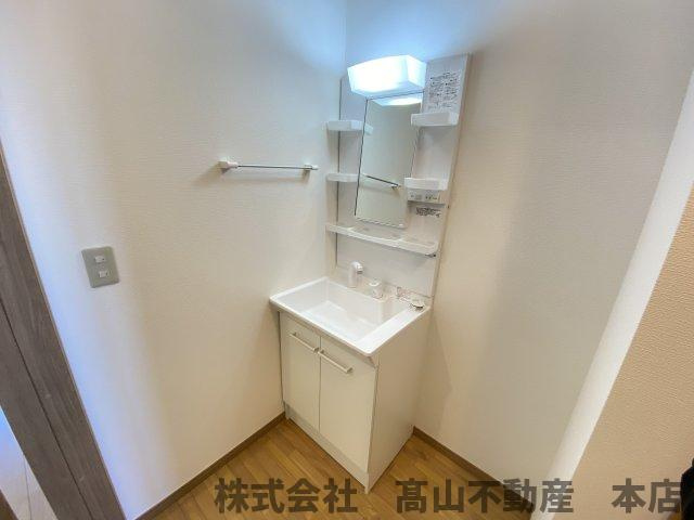カローレ岡垣Ⅱの独立洗面台
