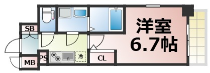 【間取り】 | エスリード大阪上本町ブランシュ　仲介手数料無料