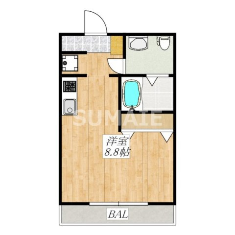 APT.Long Ridgeの間取り|使いやすい間取りです☆