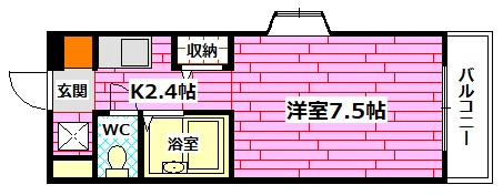 ルピナス府中の間取り