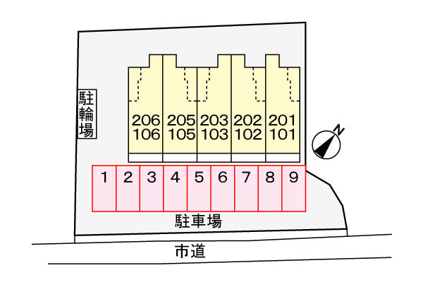 マローネの区画図