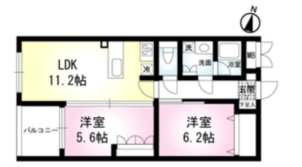 Maison Blancの間取り