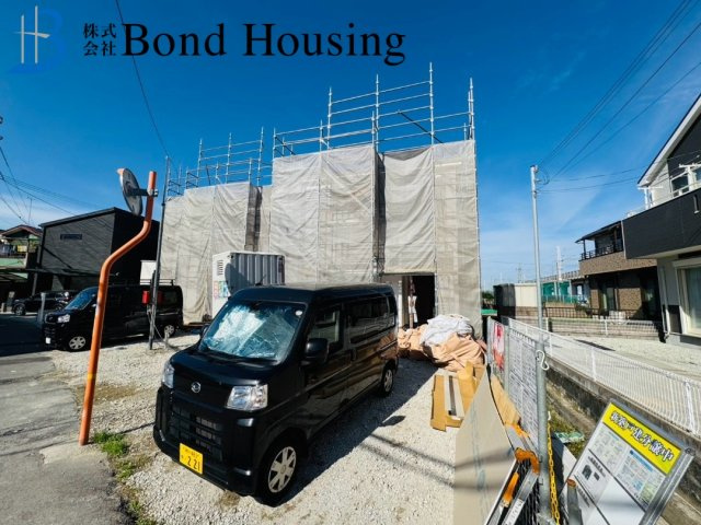 「オール電化」「駐車２台」西二見第23　7号棟の前面道路含む現地写真