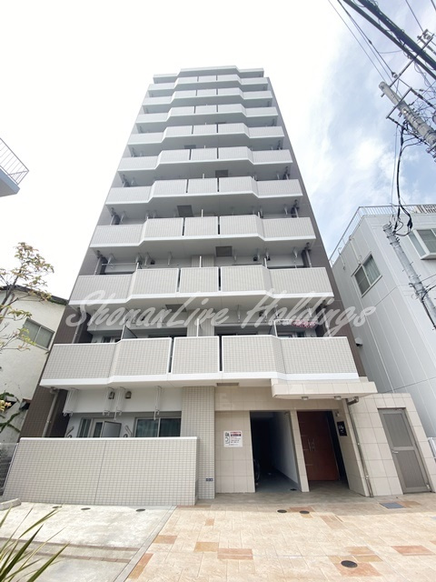 平塚市錦町の賃貸マンションの外観