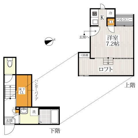 ＣＢ八潮リベラの間取り