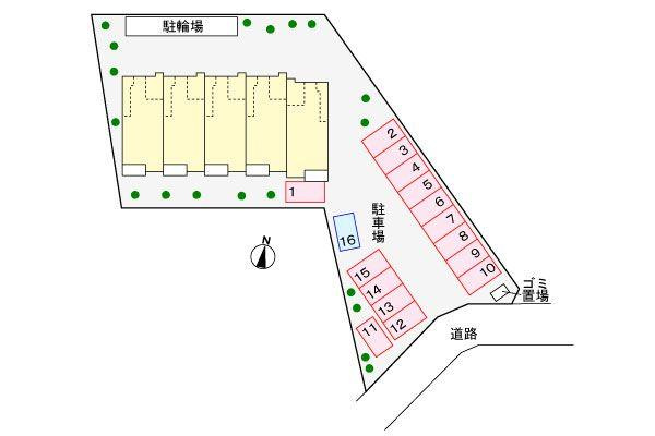 グレース　寿の区画図