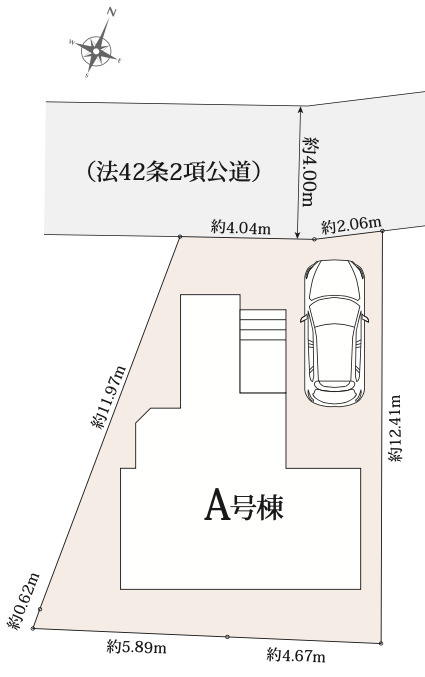 【仲介手数料無料】狭山市　東三ツ木　全１棟　狭山市の不動産なら西武ハウジングの区画図