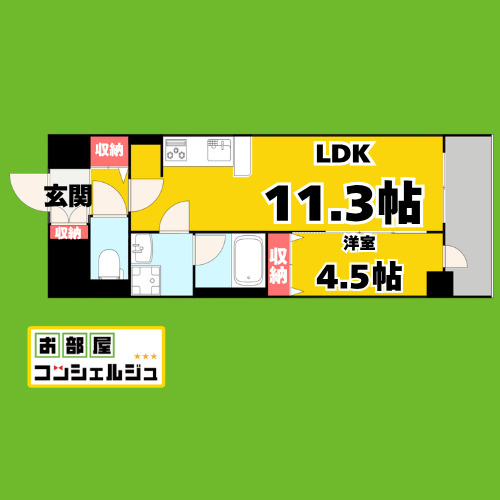 ファンファーレ黄金の間取り