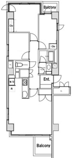 【間取り】 | ラナイ１５２１ | 間取りです。