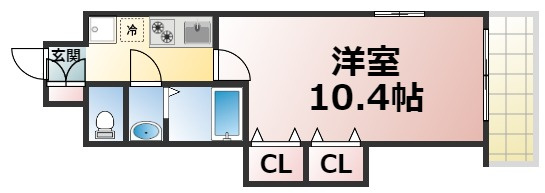 【間取り】 | Luxe布施北Ⅱ　仲介手数料無料