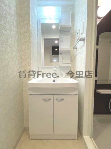 【洗面所】 | Luxe布施北Ⅲ　仲介手数料無料