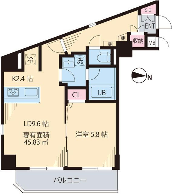 シャルマン三鷹の間取り