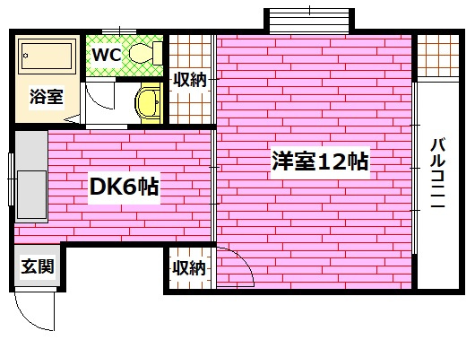 AIビル　Ⅱの間取り