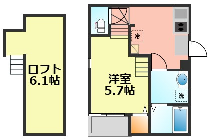 【間取り】 | ハーモニーテラス8094