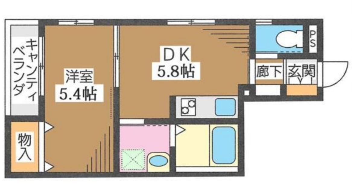 オルテンシアの間取り