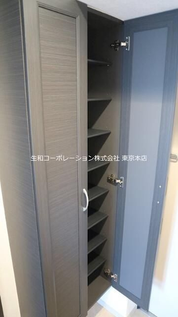 グランディール　タチバネの玄関