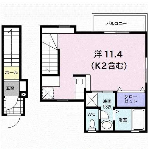 プロミネントVの間取り