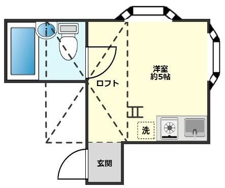 クレストコート平の間取り