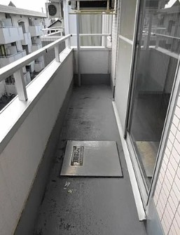 マンションルピナスのバルコニー