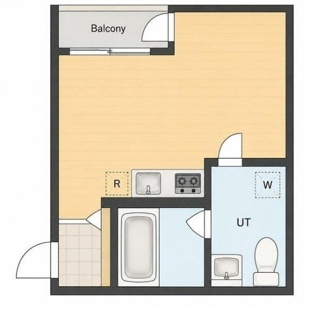【間取り】 | リバティ上板橋Ⅱ | 間取りです。