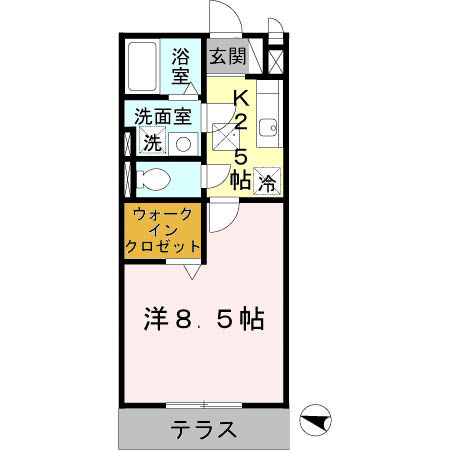 メゾン・ド・モンテノールの間取り