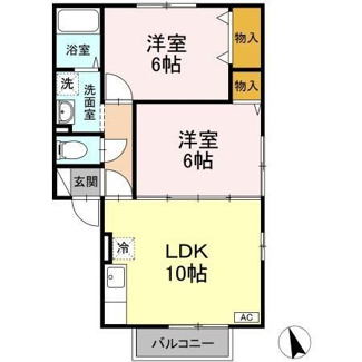 【間取り】 | グランシャリオ　E棟