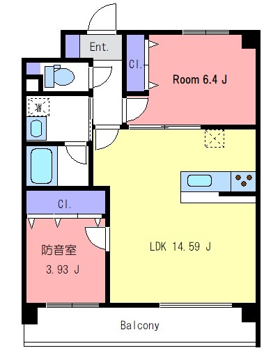 La casa dolce(ラ　カーサ　ドルチェ)の間取り