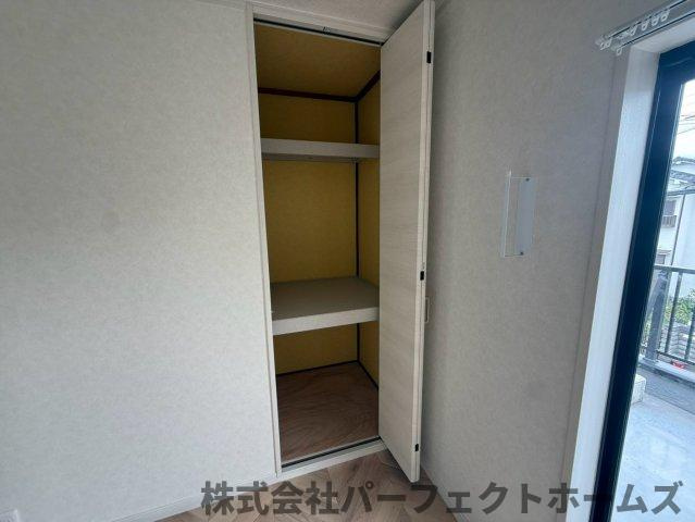 招提南町1丁目テラスハウスの収納|専用の収納スペースです