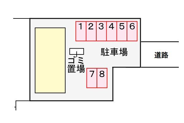 ブラウンヒルズⅡの区画図
